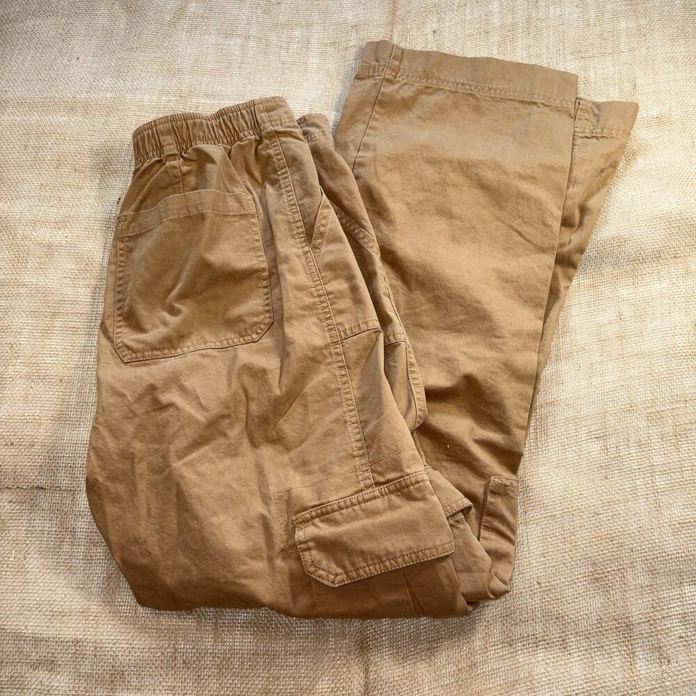 Abercrombie & Fitch Woman's Brown Lightweight Cotton Cargo Pants Size 29/8L